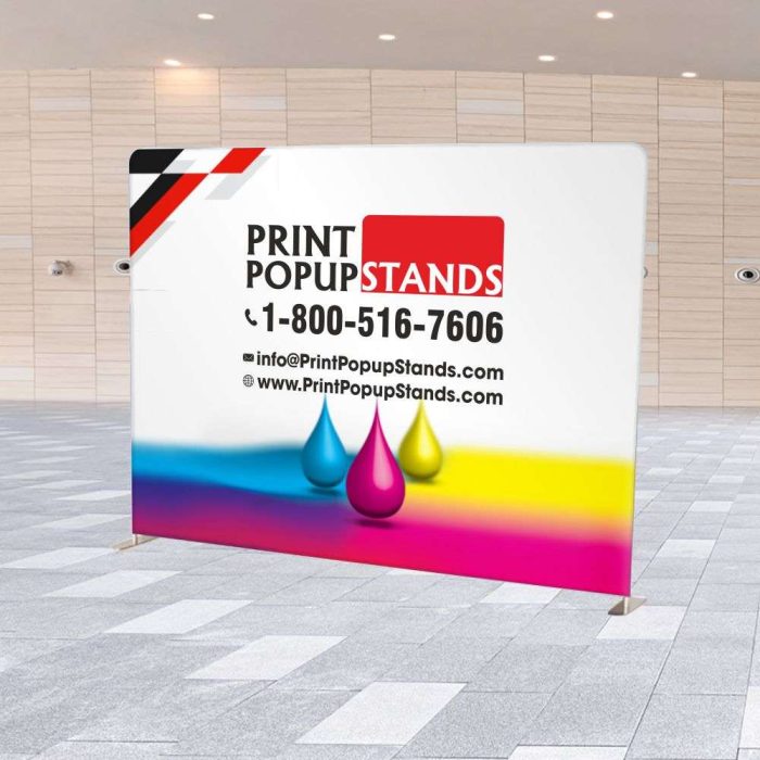 10 ft Straight Tension Fabric Display