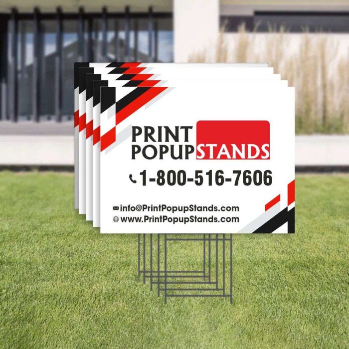 Custom Bulk Yard Signs