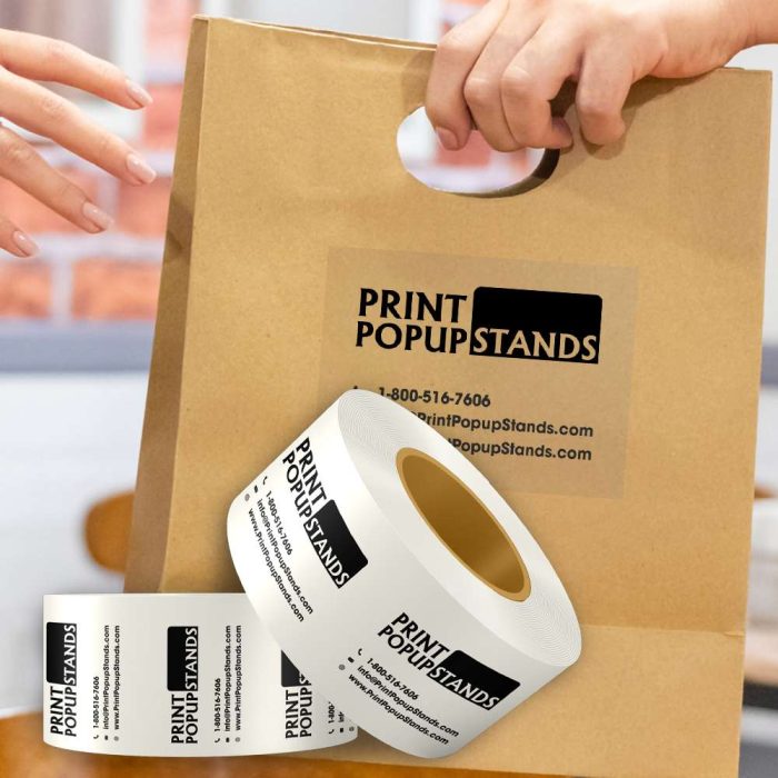 Clear Roll Labels