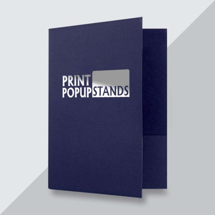 Custom Foil Stamped Folders