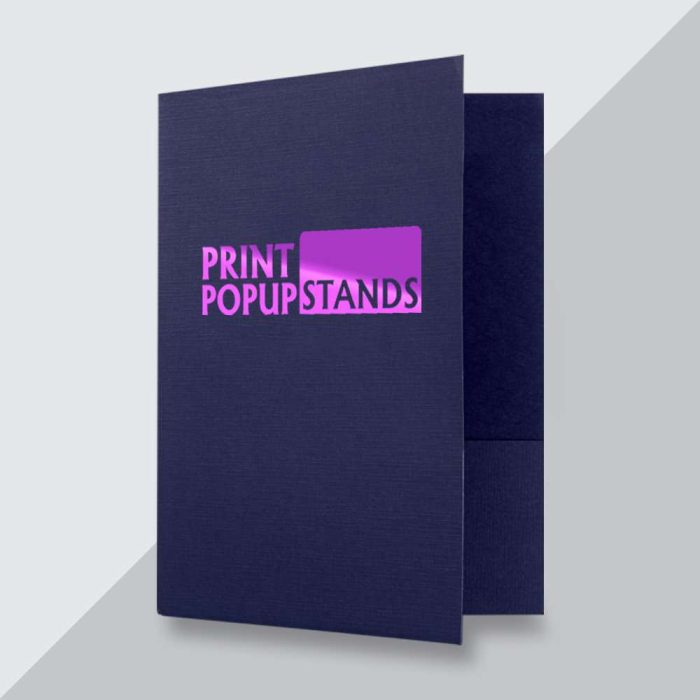 Foil Stamped Folders Printing