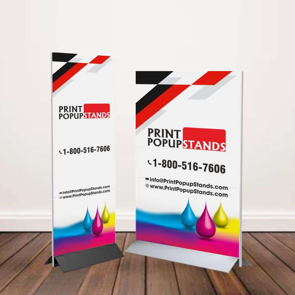 Poster Board Stand, Project and Display Boards  Retractable Poster Stands  – Print Popup Stands