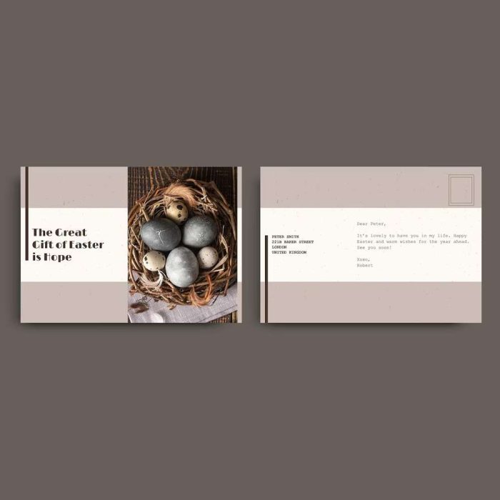 Velvet Finish Postcard